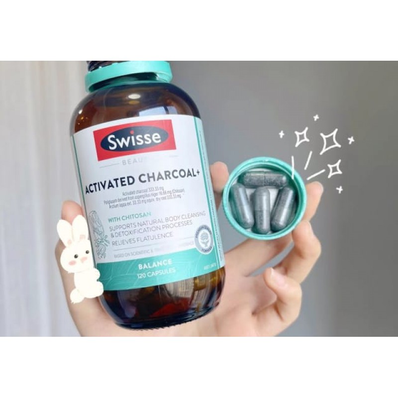 Swisse - 吃油丸 (椰殼排油活性炭丸) 120粒 Swisse - 吃油丸 (椰殼排油活性炭丸) 120粒